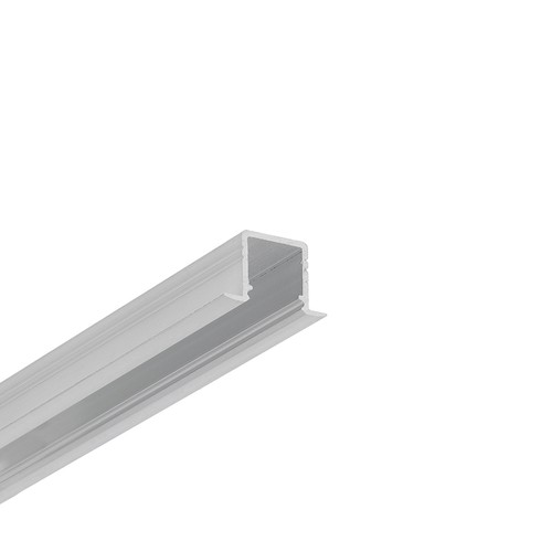 2m Aluprofil SMART-IN10 AC2/Z - Unbehandeltes Aluminium, eingebaut, LED-Schiene