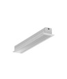 2m Aluprofil SMART-IN10 AC2/Z - Unbehandeltes Aluminium, eingebaut, LED-Schiene