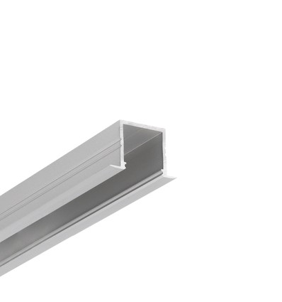 1m Aluminiumprofil SMART-IN16 BC3/U4 - Eloxiert, Einbau, LED-Schiene