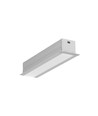 1m Aluminiumprofil SMART-IN16 BC3/U4 - Eloxiert, Einbau, LED-Schiene