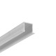 2m Aluprofil SMART-IN16 BC3/U4 - Unbehandeltes Aluminium, eingebaut, LED-Schiene