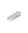 2m Aluprofil SMART-IN16 BC3/U4 - Unbehandeltes Aluminium, eingebaut, LED-Schiene