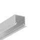 2m Aluprofil LINEA-IN20 EE7F/U7 - Unbehandeltes Aluminium, Einbau, LED-Schiene