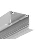 1m Aluprofil PHIL RECESSED C10 - Eloxiert, Einbau, LED-Schiene