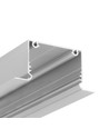1m Aluprofil PHIL RECESSED C10 - Eloxiert, Einbau, LED-Schiene