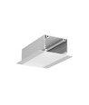 1m Aluprofil PHIL RECESSED C10 - Eloxiert, Einbau, LED-Schiene