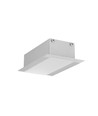1m Aluprofil PHIL RECESSED C10 - Eloxiert, Einbau, LED-Schiene
