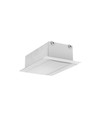 1m Aluprofil PHIL RECESSED C10 - Unbehandeltes Aluminium, Einbau, LED-Schiene