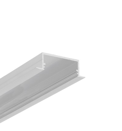 1m Aluprofil VARIO30-06 ACDE-9/U9 - Unbehandeltes Aluminium, Einbau, LED-Schiene