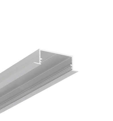 2m Aluprofil VARIO30-06 ACDE-9/U9 - Eloxiert, Einbau, LED-Schiene