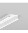 2m Aluprofil VARIO30-06 ACDE-9/U9 - Weiß lackiert, eingebaut, LED-Schiene