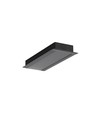 2m Aluprofil VARIO30-06 ACDE-9/U9 - Schwarz eloxiert, eingebaut, LED-Schiene