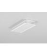 2m Aluprofil VARIO30-06 ACDE-9/U9 - Weiß lackiert, eingebaut, LED-Schiene