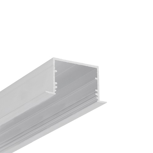 1m Aluprofil VARIO30-07 ACDE-9/U9 - Unbehandeltes Aluminium, Einbau, LED-Schiene