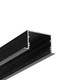 1m Aluprofil VARIO30-07 ACDE-9/U9 - Schwarz eloxiert, eingebaut, LED-Schiene