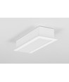 1m Aluprofil VARIO30-07 ACDE-9/U9 - Weiß lackiert, eingebaut, LED-Schiene