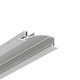 1m Aluprofil FLAT8 H/UX - Eloxiert, eingebaut, LED-Schiene