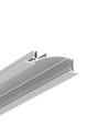 1m Aluprofil FLAT8 H/UX - Eloxiert, eingebaut, LED-Schiene