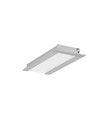 1m Aluprofil FLAT8 H/UX - Eloxiert, eingebaut, LED-Schiene
