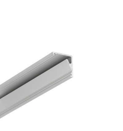 2m Aluminiumprofil CABI12 E - Eloxiert, Ecke, LED-Schiene