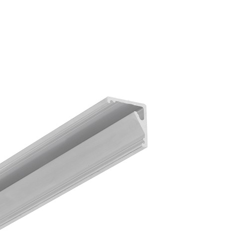 2m Aluprofil CABI12 E - Unbehandeltes Aluminium, Ecke, LED-Schiene