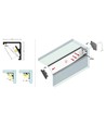 2m Aluprofil CABI12 E - Unbehandeltes Aluminium, Ecke, LED-Schiene