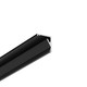 2m Aluprofil CABI12 E - Schwarz eloxiert, Ecke, LED-Schiene
