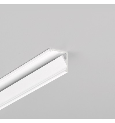 2m Aluminiumprofil CABI12 E - Weiß lackiert, Ecke, LED-Schiene