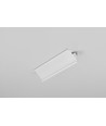 2m Aluminiumprofil CABI12 E - Weiß lackiert, Ecke, LED-Schiene