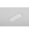 2m Aluminiumprofil CABI12 E - Weiß lackiert, Ecke, LED-Schiene