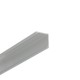 2m Aluminiumprofil CABI12 DUO E - Eloxiert, Ecke, LED-Schiene