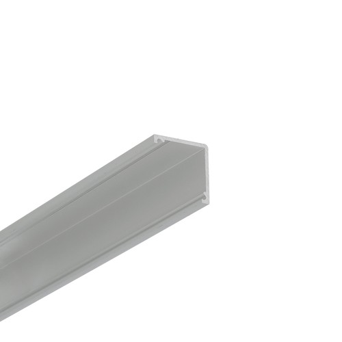 2m Aluminiumprofil CABI12 DUO E - Eloxiert, Ecke, LED-Schiene