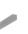 2m Aluminiumprofil CABI12 DUO E - Eloxiert, Ecke, LED-Schiene