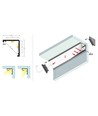 2m Aluminiumprofil CABI12 DUO E - Eloxiert, Ecke, LED-Schiene