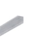 2m Aluprofil CABI12 DUO E - Unbehandeltes Aluminium, Ecke, LED-Schiene