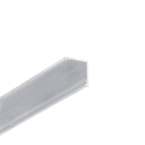2m Aluprofil CABI12 DUO E - Unbehandeltes Aluminium, Ecke, LED-Schiene