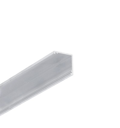 2m Aluprofil CABI12 DUO E - Unbehandeltes Aluminium, Ecke, LED-Schiene