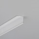2m Aluminiumprofil CABI12 DUO E - Weiß lackiert, Ecke, LED-Schiene