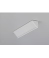 2m Aluminiumprofil CABI12 DUO E - Weiß lackiert, Ecke, LED-Schiene