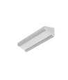 1m Aluprofil CORNER10 BC/UX - Unbehandeltes Aluminium, Ecke, LED-Schiene