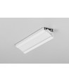 2m Aluprofil CORNER10 BC/UX - Weiß lackiert, Ecke, LED-Schiene