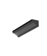 2m Aluprofil CORNER10 BC/UX - Schwarz eloxiert, Ecke, LED-Schiene