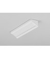 2m Aluprofil CORNER10 BC/UX - Weiß lackiert, Ecke, LED-Schiene