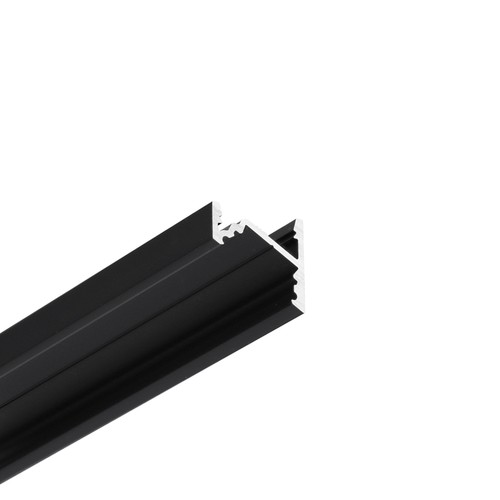 1m Aluprofil CORNER10.V2 A1C/U1 - Schwarz eloxiert, Ecke, LED-Schiene