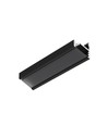 1m Aluprofil CORNER10.V2 A1C/U1 - Schwarz eloxiert, Ecke, LED-Schiene