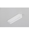 2m Aluprofil CORNER10.V2 A1C/U1 - Weiß lackiert, Ecke, LED-Schiene