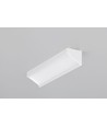 2m Aluprofil CORNER12.V2 EF/U - Weiß lackiert, Ecke, LED-Schiene