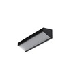 2m Aluprofil CORNER12.V2 EF/U - Schwarz eloxiert, Ecke, LED-Schiene