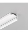 2m Aluprofil CORNER14 EE7F/TY - Weiß lackiert, Ecke, LED-Schiene