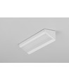 2m Aluprofil CORNER14 EE7F/TY - Weiß lackiert, Ecke, LED-Schiene